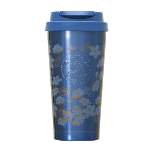 STARBUCKS Sakura 2025 Stainless Steel Tumbler – Night Blue 473ml