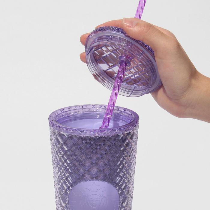 STARBUCKS Sakura 2025 Logo Cold Cup Tumbler – Night Blue Gradient 710ml