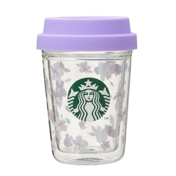 STARBUCKS Sakura 2025 Double-Wall Heat-Resistant Glass Cup – 296ml