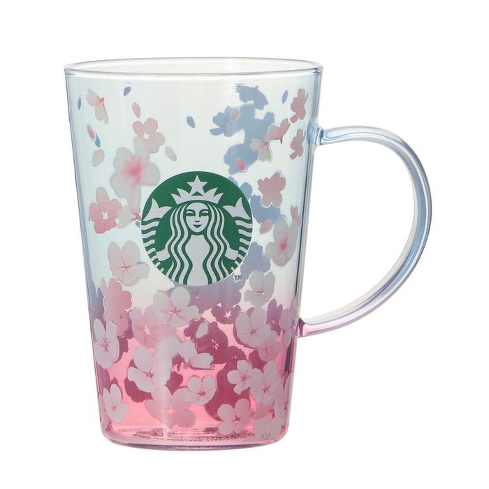 STARBUCKS JAPAN SAKURA2025 Heat-resistant Glass Mug Spring Season Blend 414ml