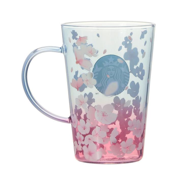 STARBUCKS JAPAN SAKURA2025 Heat-resistant Glass Mug Spring Season Blend 414ml