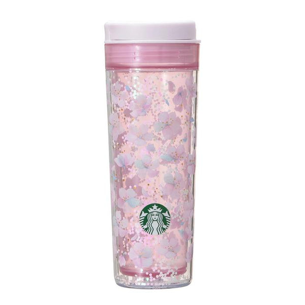 STARBUCKS JAPAN SAKURA2025 Color Changing Tumbler 473ml – Cherry Blossom-Inspired Color Transformation with Hot Drinks