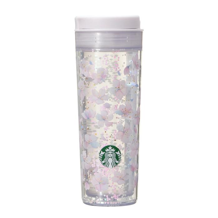 STARBUCKS JAPAN SAKURA2025 Color Changing Tumbler 473ml – Cherry Blossom-Inspired Color Transformation with Hot Drinks