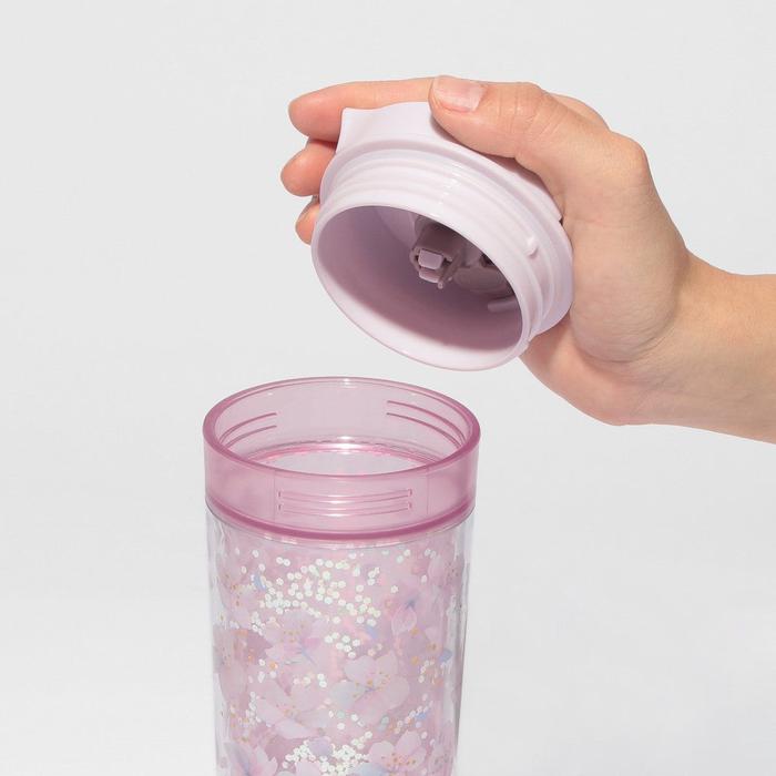 STARBUCKS JAPAN SAKURA2025 Color Changing Tumbler 473ml – Cherry Blossom-Inspired Color Transformation with Hot Drinks