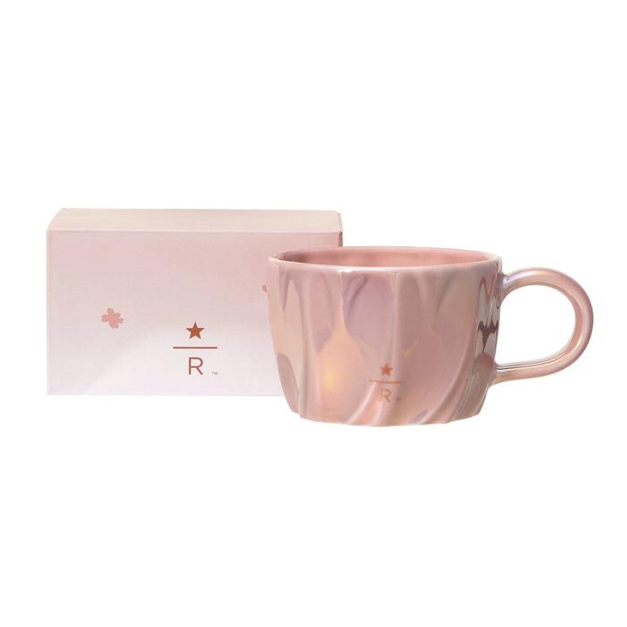 Starbucks Reserve Sakura 2026 Cereal Mug Aurora Pink 355ml – Cherry Blossom Shaped Limited Edition