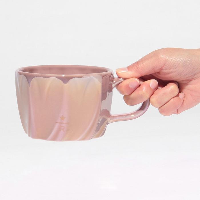 Starbucks Reserve Sakura 2026 Cereal Mug Aurora Pink 355ml – Cherry Blossom Shaped Limited Edition