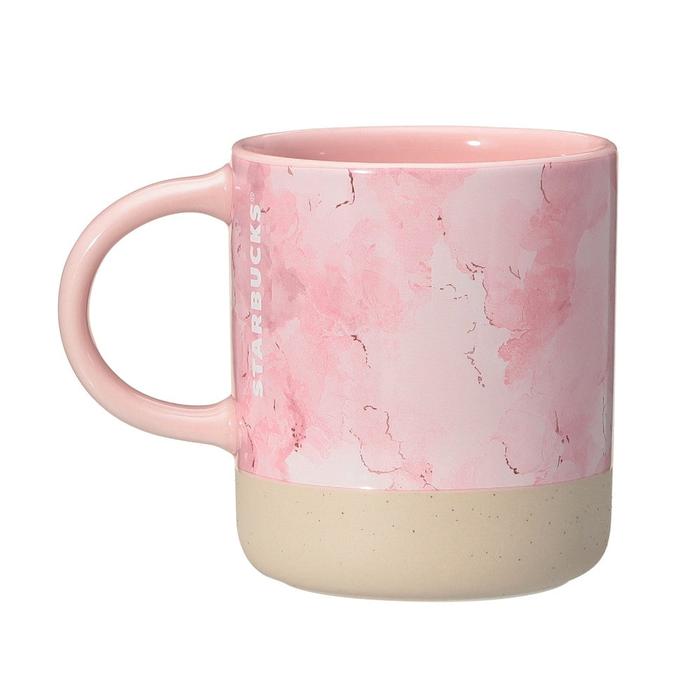 Starbucks Japan Sakura 2026 Marble Mug 355ml – Ceramic Cherry