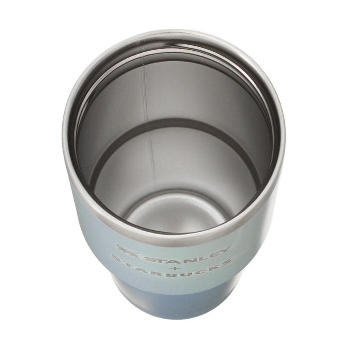 Starbucks Japan Sakura 2026 STANLEY 3-Way Stainless Steel Tumbler Shiny Airy Blue Gradient 414ml – Limited Edition