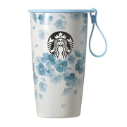 Starbucks Japan Sakura 2026 Strap Cup Shape Stainless Steel Bottle Airy Blue 355ml – Limited Edition