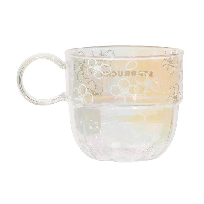 Starbucks Japan Sakura 2026 Heat-Resistant Glass Mug Raster 355ml