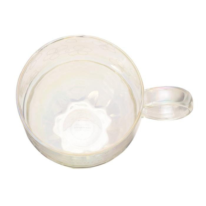 Starbucks Japan Sakura 2026 Heat-Resistant Glass Mug Raster 355ml – Rainbow Reflection Limited Edition