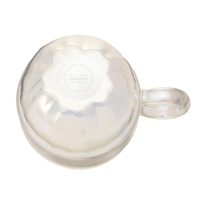 Starbucks Japan Sakura 2026 Heat-Resistant Glass Mug Raster 355ml – Rainbow Reflection Limited Edition