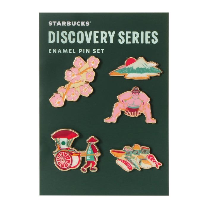 Starbucks Discovery Series Pin Badge Set JAPAN