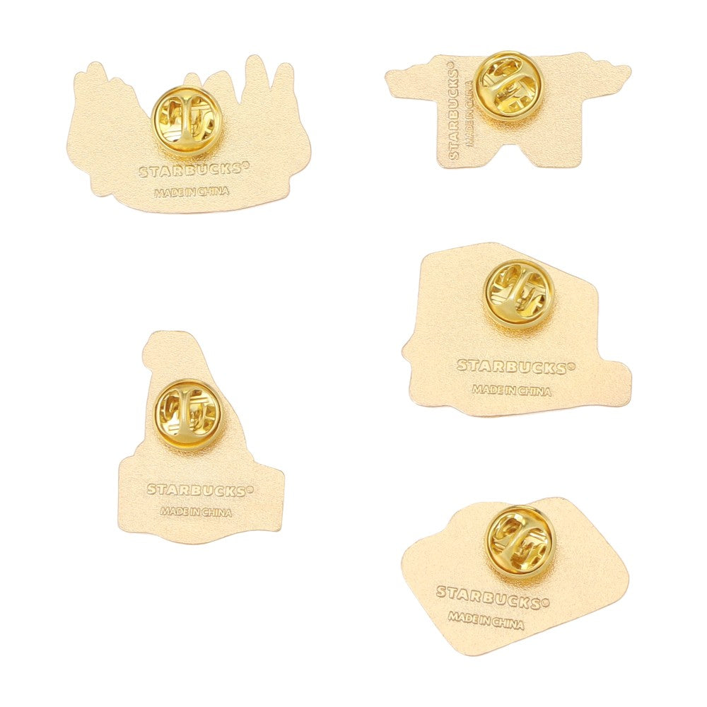 Conjunto de Insignias de Descubrimiento de Starbucks TOKIO