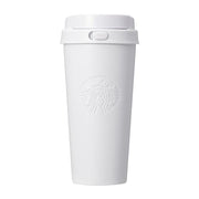 Starbucks Recycelte Edelstahl TOGO-Flasche Matt Weiß 473ml
