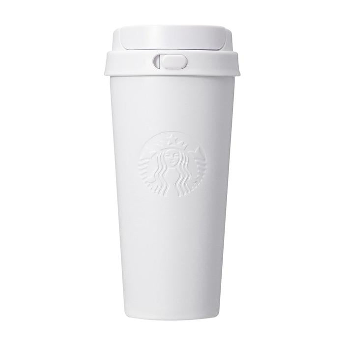 Starbucks Gerecycleerde RVS TOGO Fles Matte Wit 473ml