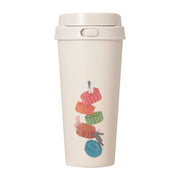 Starbucks Japan Høstfestival 2026 Rustfritt Stål TOGO Flaske Kanin Elfenben 473 mL