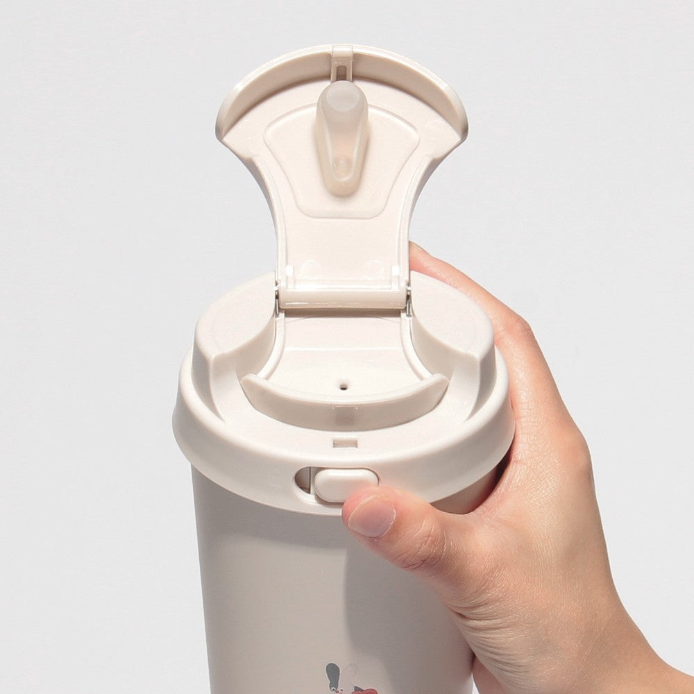 Starbucks Japan Høstfestival 2026 Rustfritt Stål TOGO Flaske Kanin Elfenben 473 mL