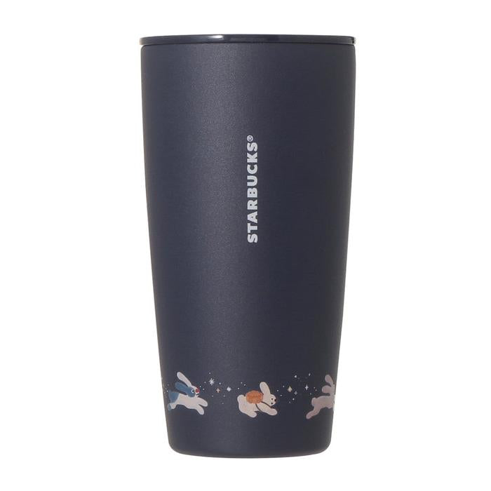 Starbucks Japan Autumn Festival 2026 MiiR Rabbit Navy Stainless Steel Tumbler with Replacement Lid 473 mL