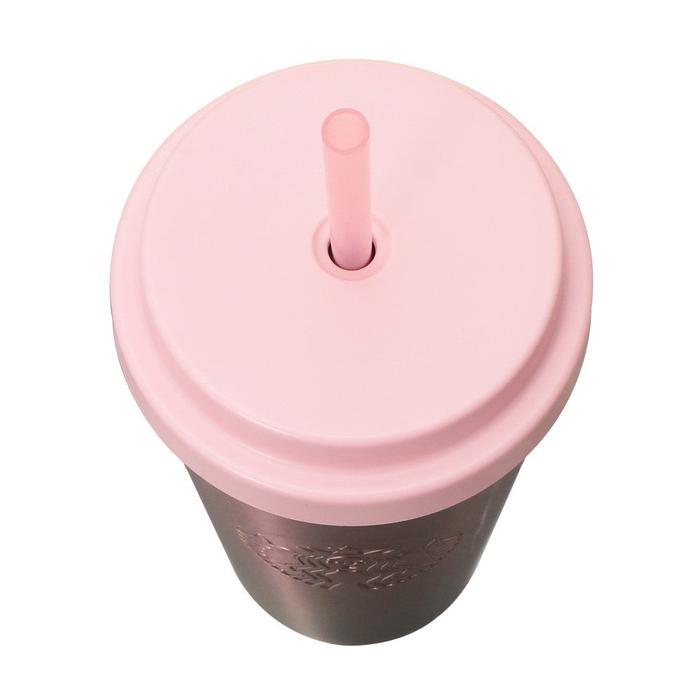 Starbucks Stainless Steel Tumbler with Interchangeable Lid Pink Gradient 473ml