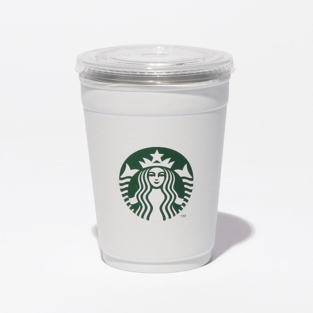 Starbucks 2-Way Stainless Steel Cup / Holder Matte White 355ml