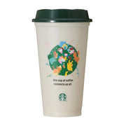 Pokémon + Starbucks Japan Reusable Cup Coffee Connection 473ml – Pikachu, Eevee & Friends