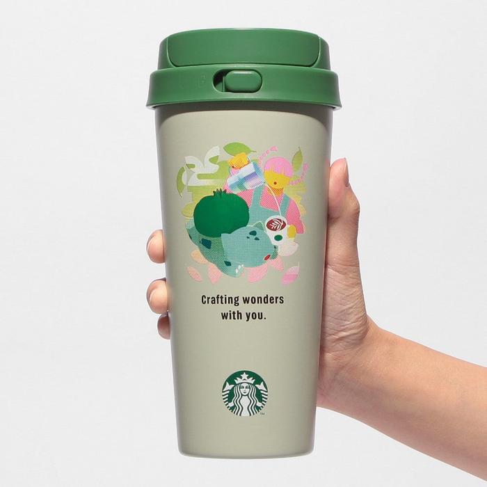 Bouteille TOGO en acier inoxydable Pokémon + Starbucks Japon 473ml – 6 designs