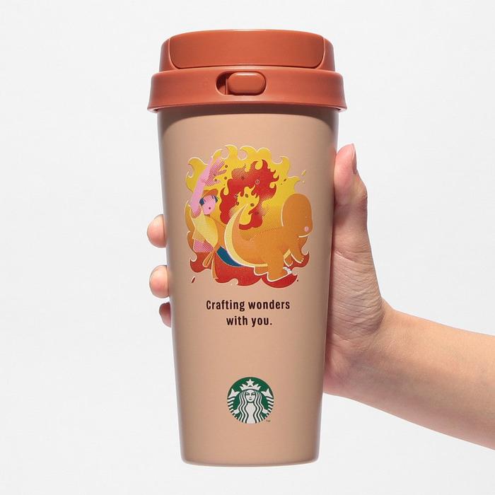 Bouteille TOGO en acier inoxydable Pokémon + Starbucks Japon 473ml – 6 designs