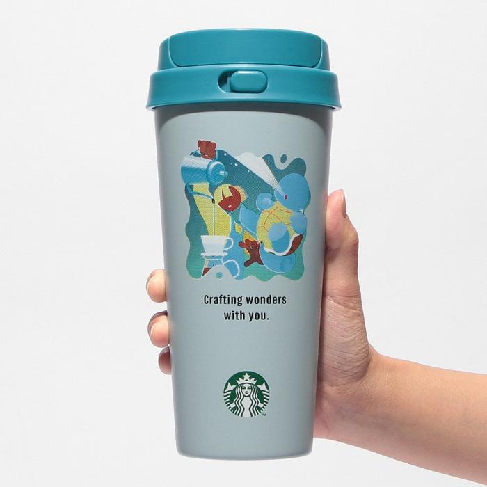 Bouteille TOGO en acier inoxydable Pokémon + Starbucks Japon 473ml – 6 designs