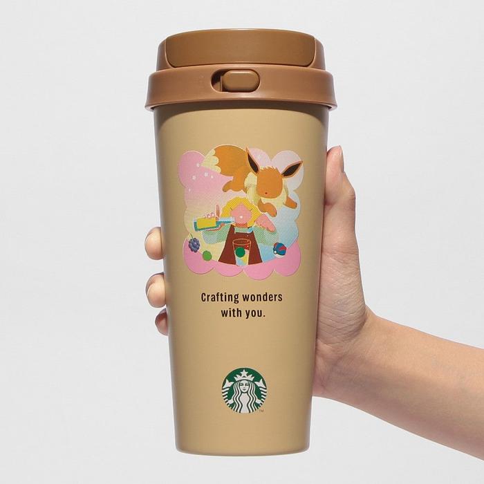 Bouteille TOGO en acier inoxydable Pokémon + Starbucks Japon 473ml – 6 designs