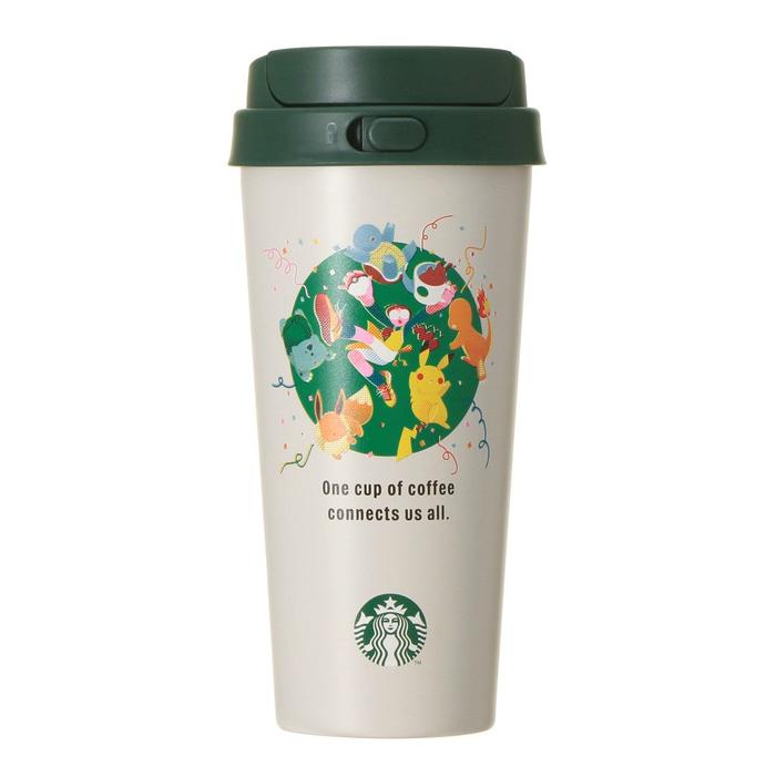 Bouteille TOGO en acier inoxydable Pokémon + Starbucks Japon 473ml – 6 designs