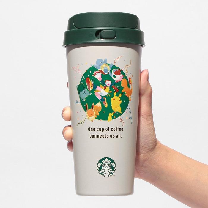 Bouteille TOGO en acier inoxydable Pokémon + Starbucks Japon 473ml – 6 designs