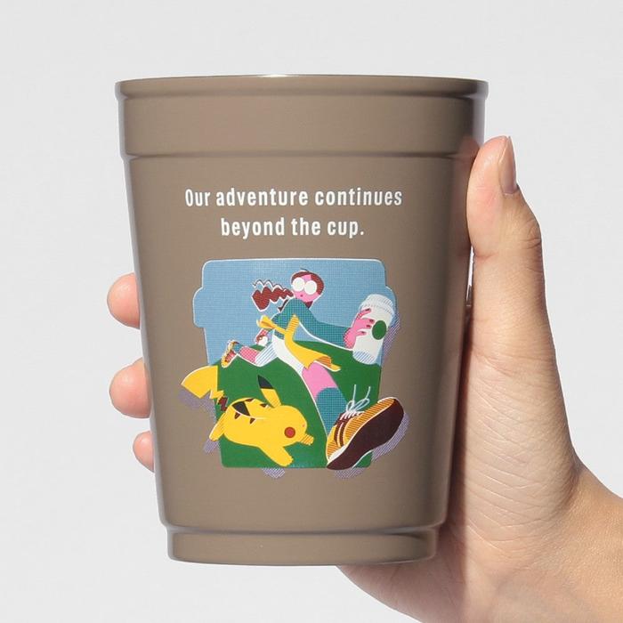Pokémon + Starbucks Japan 2-Wege Edelstahlbecher & Halter 355ml – Kaffee Abenteuer / Kaffee Verbindung