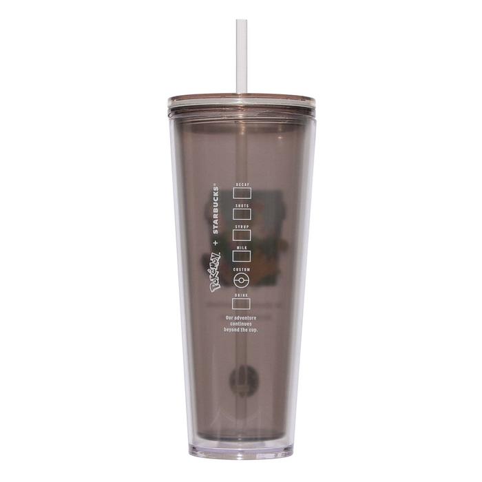 Pokémon + Starbucks Japan Cold Cup Tumbler mit Strohhalm 710ml – Kaffeeverbindung & Kaffeeabenteuer