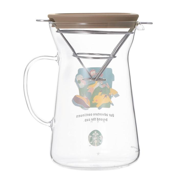 Pokémon + Starbucks Japon Cafetière à Filtration en Verre – Aventure Café Pikachu