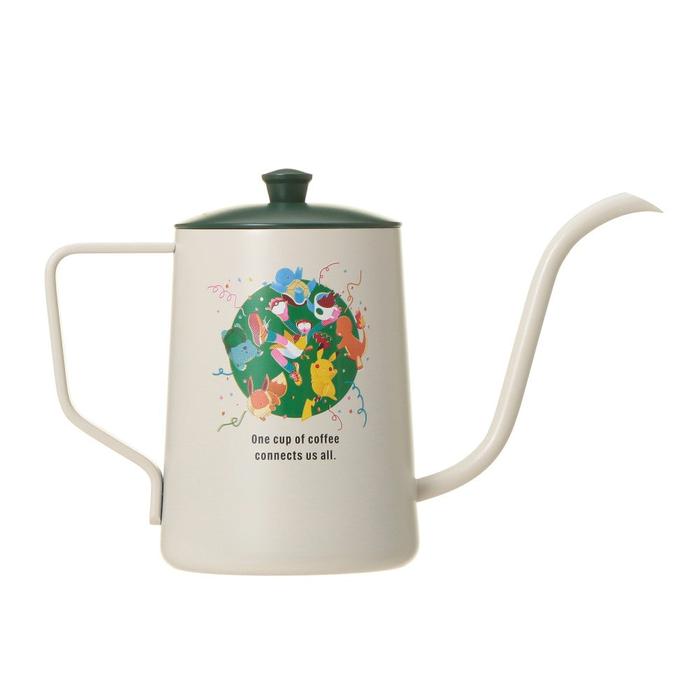 Pokémon + Starbucks Japon Bouilloire en Acier Inoxydable à Versement 550ml – Connexion Café