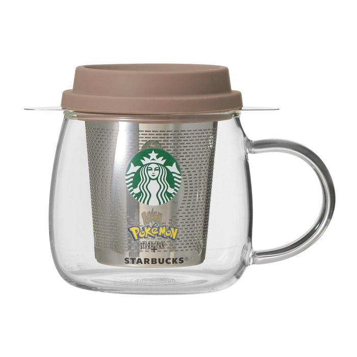 Mug en verre résistant à la chaleur Pokémon + Starbucks Japon avec filtre en acier inoxydable 296ml – Aventure Café Pikachu