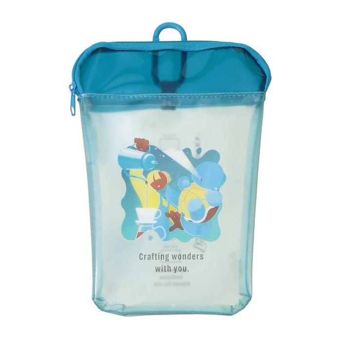 Pokémon + Starbucks Japan Becherförmige PVC-Tasche – Pikachu, Bisasam, Glumanda, Schiggy & Evoli