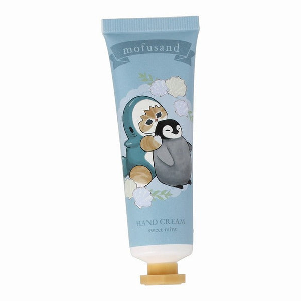 Mofusand Hand Cream 2 (Shark Cat) - Sweet Mint scent 30g [Alcohol-free]