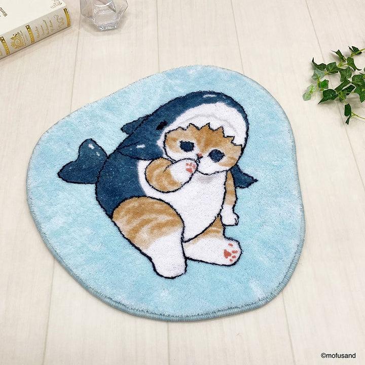 Mofusand Die cut mat (shark Nyan)