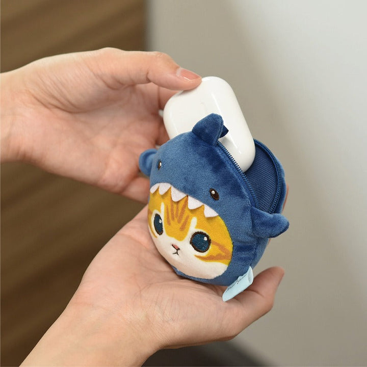 Mofusand Earphone Multi Pouch Shark Nyan