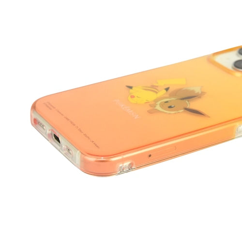 Soft case compatible with iPhone15/14/13 Pikachu & Eevee