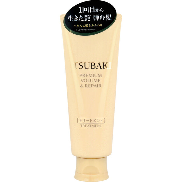 TSUBAKI PREMIUM VOLUME & REPAIR - Regenerating hair treatment with Tsubaki oil 160ml [With alcohol]