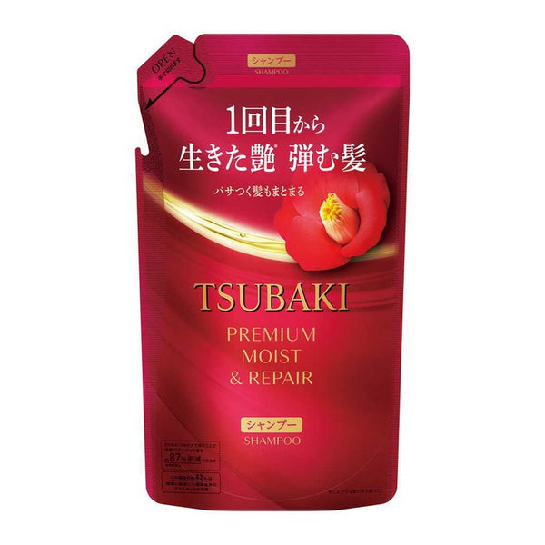 [Refill] TSUBAKI PREMIUM MOIST - Moisturizing hair shampoo with tsubaki oil 300ml [Alcohol-free]