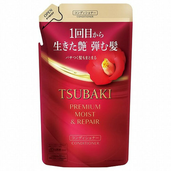 [Refill] TSUBAKI PREMIUM MOIST - Moisturizing hair conditioner with tsubaki oil 300ml [Alcohol-free]