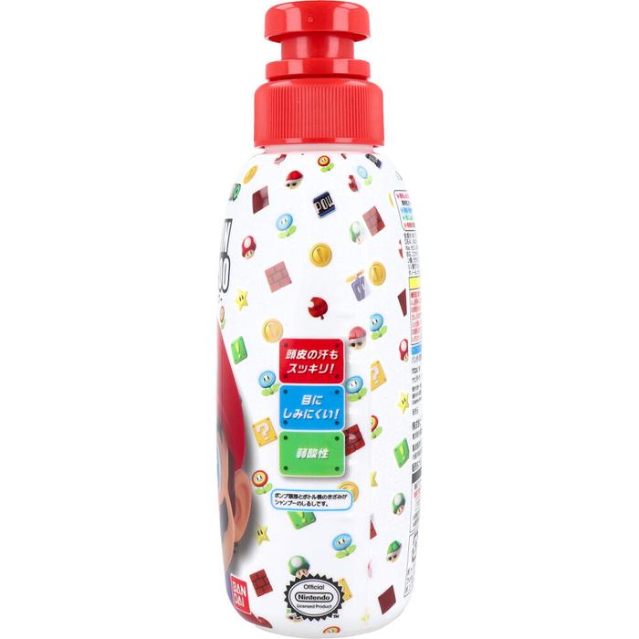 Bandai Super Mario 2-in-1 Shampoo & Conditioner 300ml [Alcohol-free]