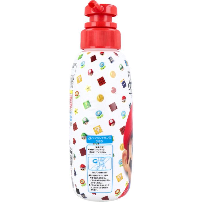 Bandai Super Mario 2-in-1 Shampoo & Conditioner 300ml [Alcohol-free]
