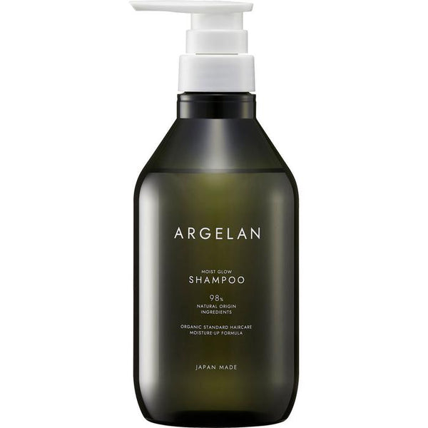 Argelan Moist Glow Shampoo – Hydrating & Nourishing Shampoo for Smooth, Shiny Hair 480ml [Alcohol-free]