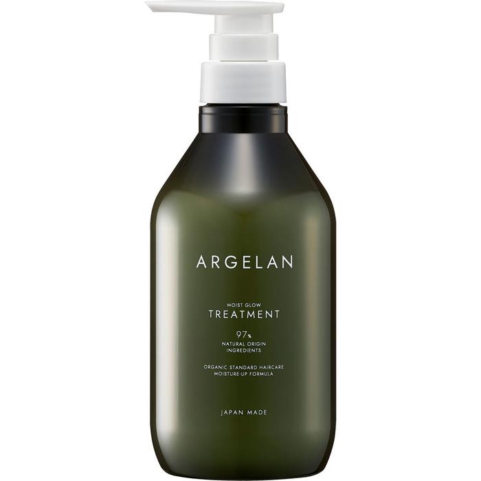 Argelan Moist Glow Hair Treatment – Deep Moisture & Repair for Shiny, Smooth Hair 480ml [Alcohol-free]