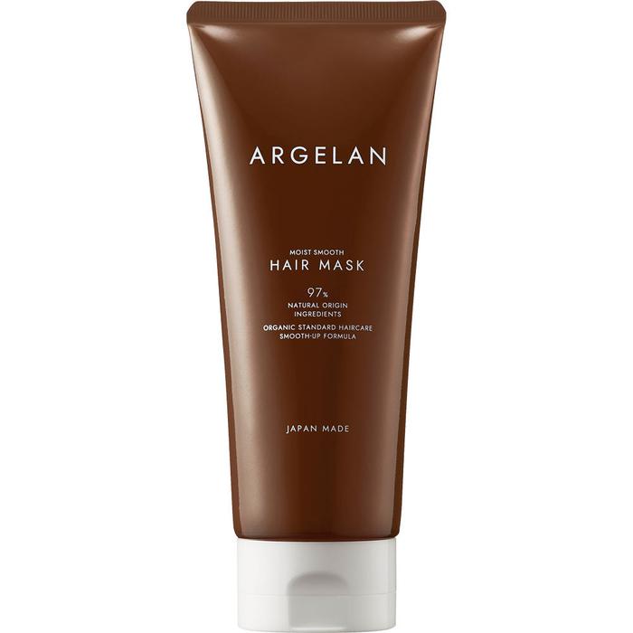 Argelan Moist Smooth Hair Mask – Organic Damage Repair & Hydration for Silky Hair 200g [Alcohol-free]